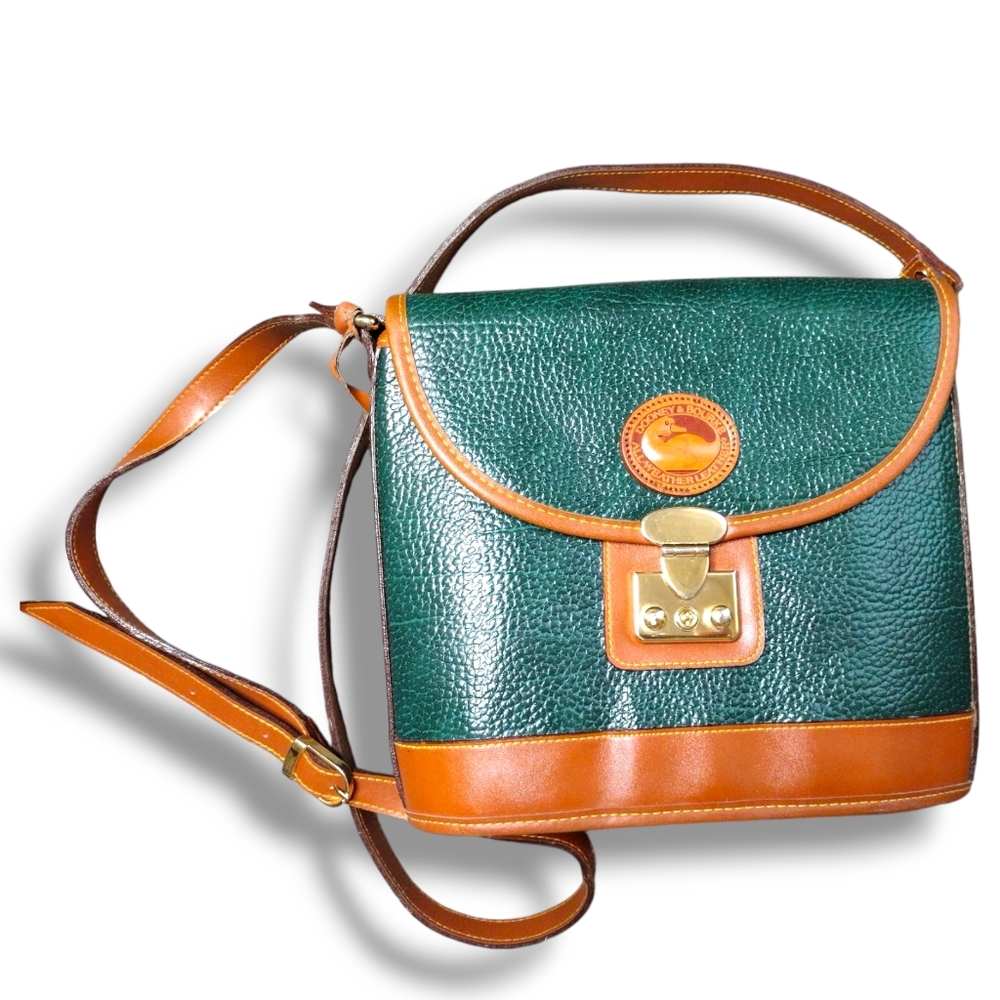 Vintage 90s Dooney and Bourke shoulder bag with matching wallet